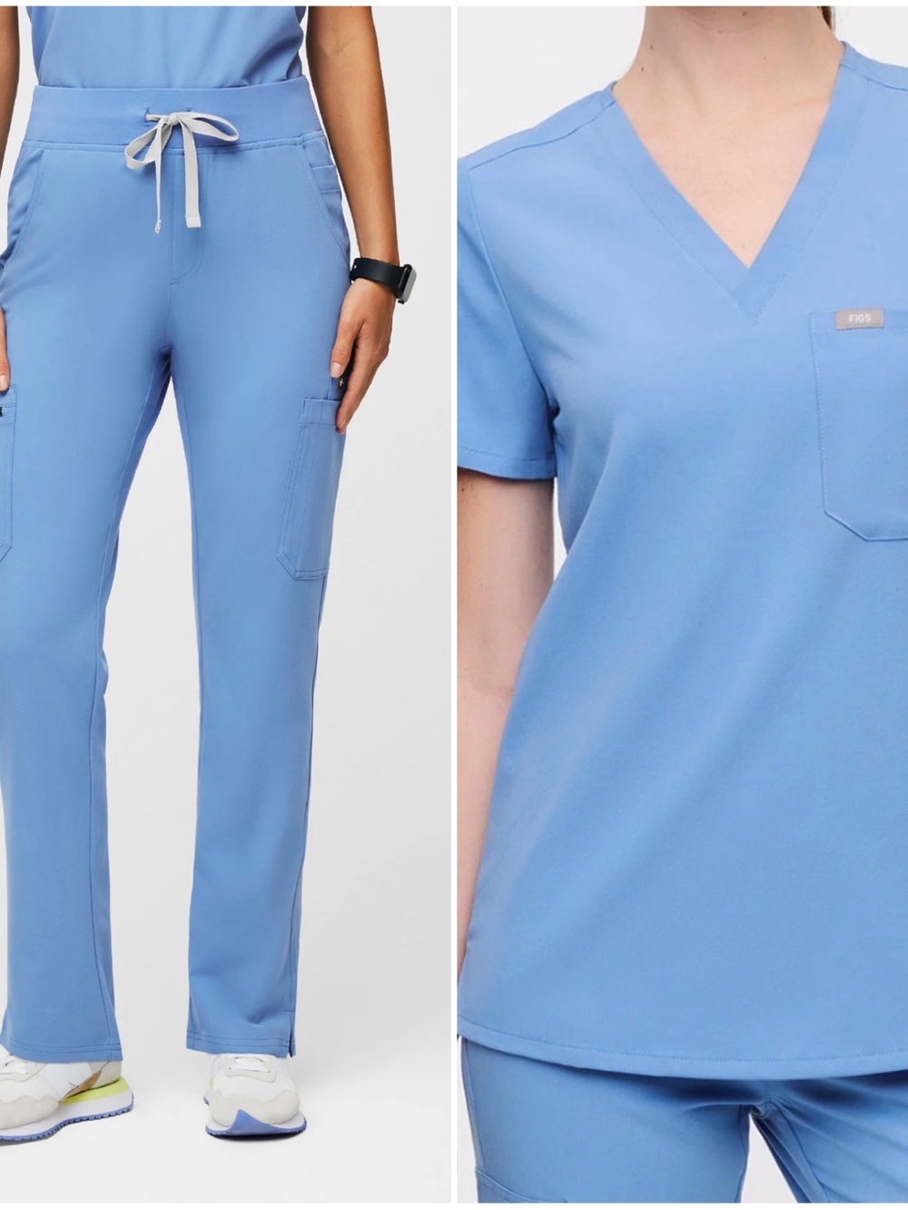 FIGS SET | The FION Yola High-Rise Pants & The FION× Catarina V-neck.